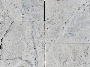 Silver Travertine 3pc/4pc